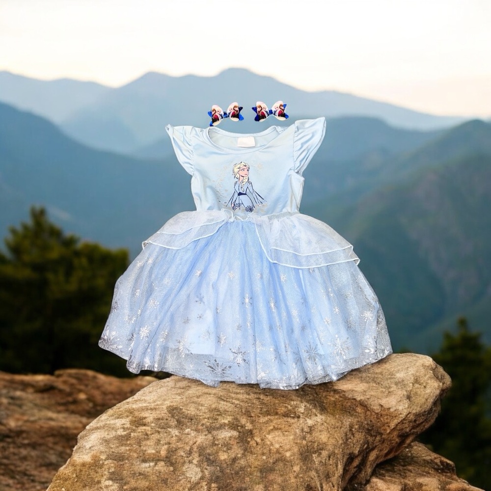 Dress with bows